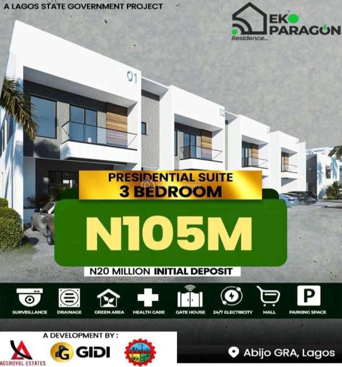 Multiple Units of Luxury Suite Apartments and Duplexes with Bq, Eko Paragon Residence, Abijo, Lekki, Lagos, Block of Flats for Sale