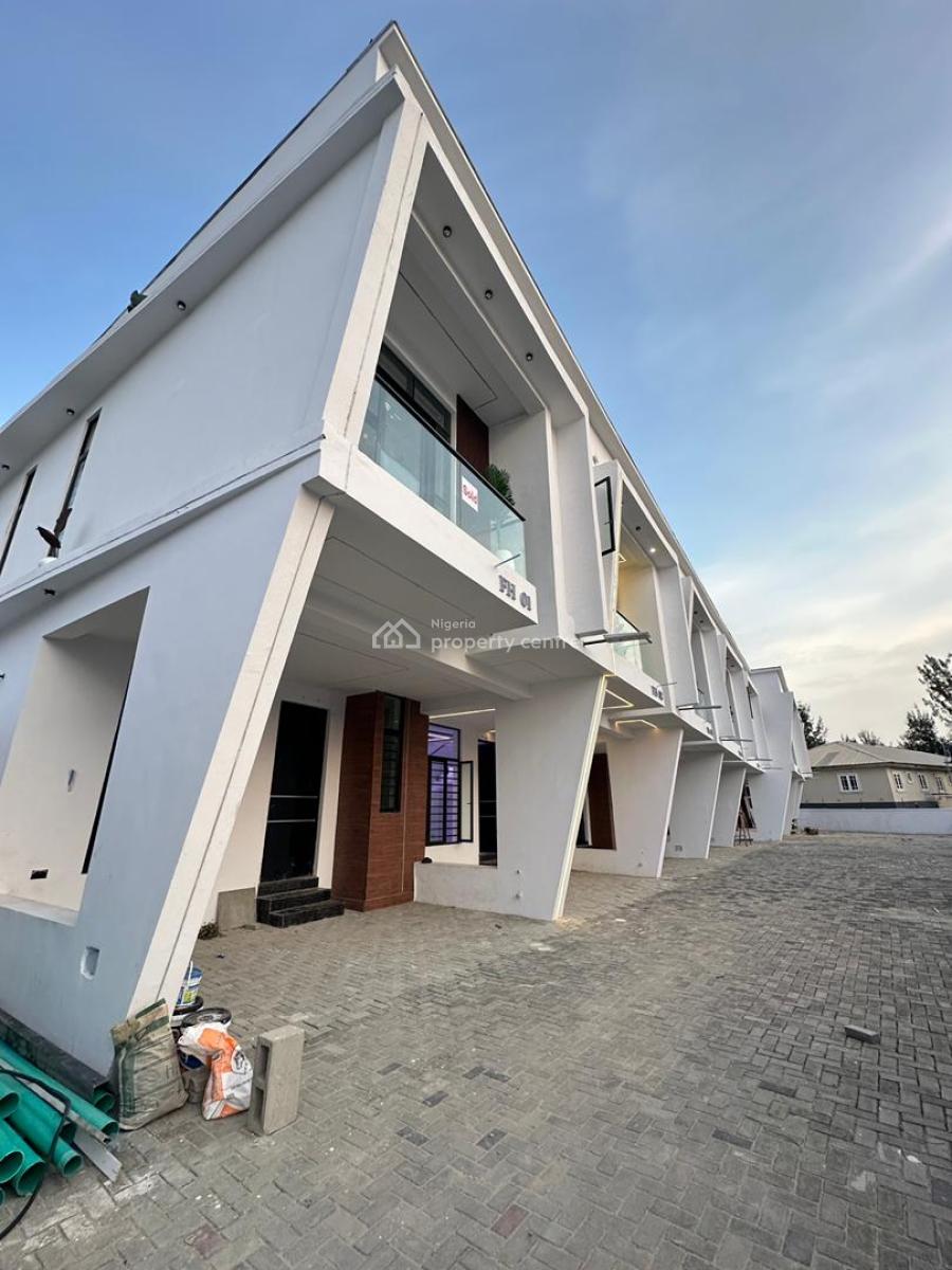 Stylish 3 Bedroom Terrace Duplex with Bq in a Secure Estate, Ikota, Lekki, Lagos, Terraced Duplex for Sale