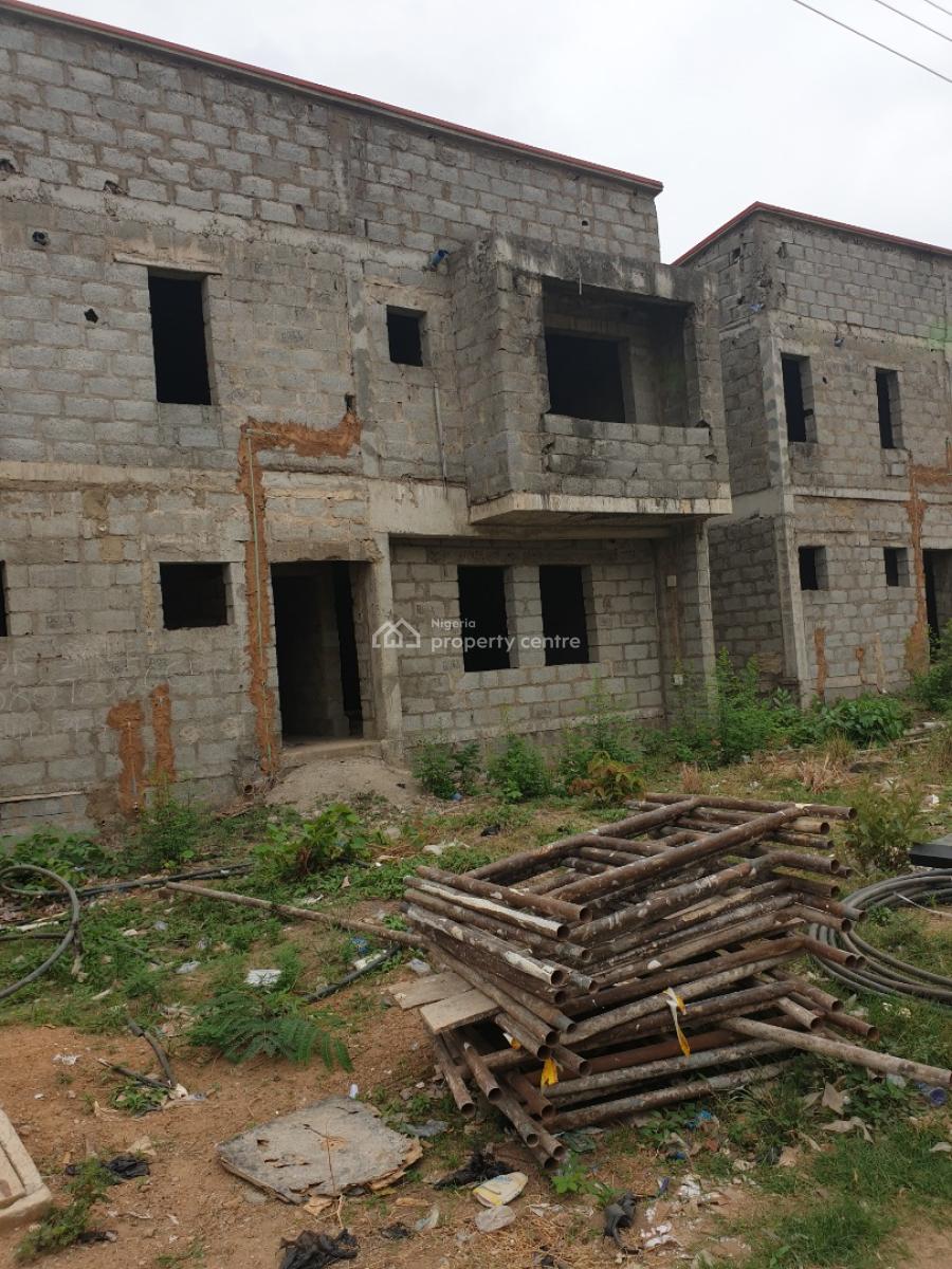 4 Bedroom Detached Carcass Duplex, Sunnyvale Gardens Estate, Dakwo, Abuja, Detached Duplex for Sale