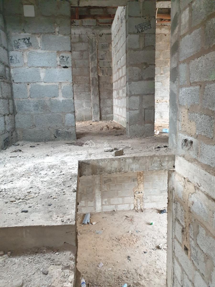 4 Bedroom Detached Carcass Duplex, Sunnyvale Gardens Estate, Dakwo, Abuja, Detached Duplex for Sale