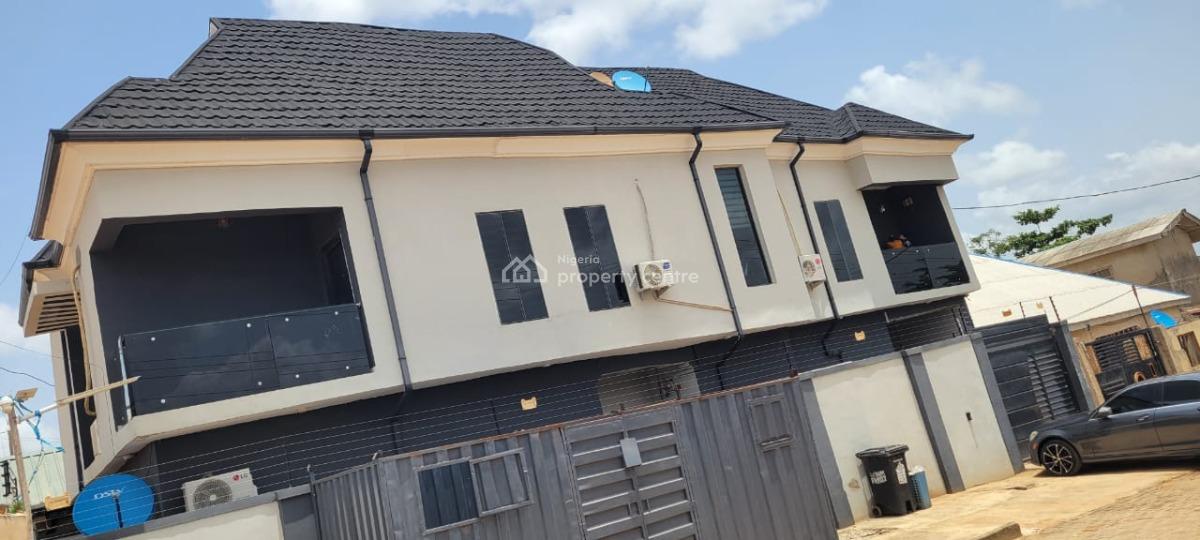 Modern 3 and 2 Bedroom Flat with a Room Self on a Quarter Plot, Abesan, Ipaja, Lagos, Block of Flats for Sale