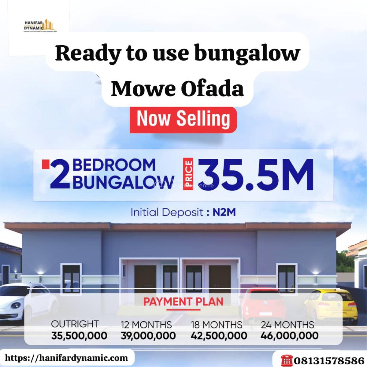 Bungalows in a Serene Gated Estate, Queen’s Homes, Mowe Ofada, Ogun, Detached Bungalow for Sale