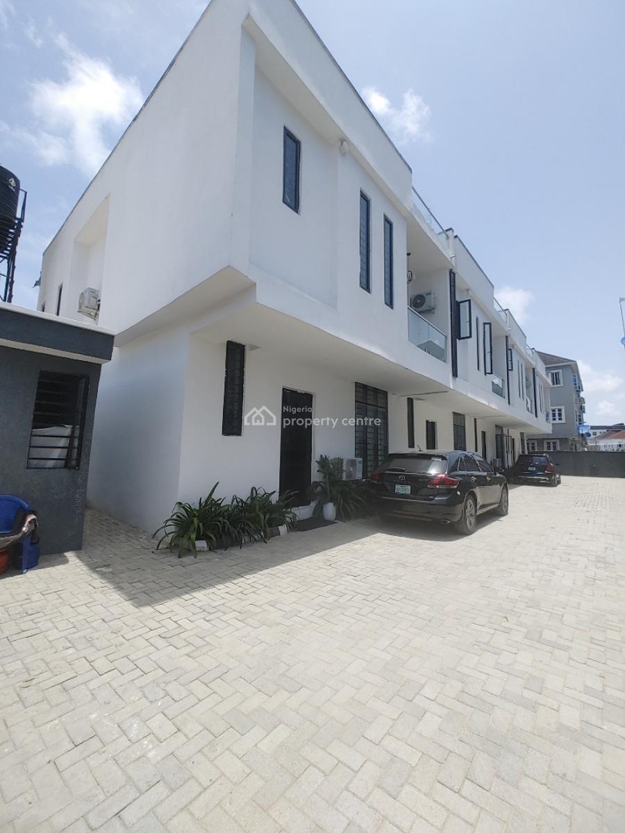Very Sharp 4 Bedroom Terrace Duplex in an Estate, Sangotedo, Ajah, Lagos, Flat / Apartment for Rent
