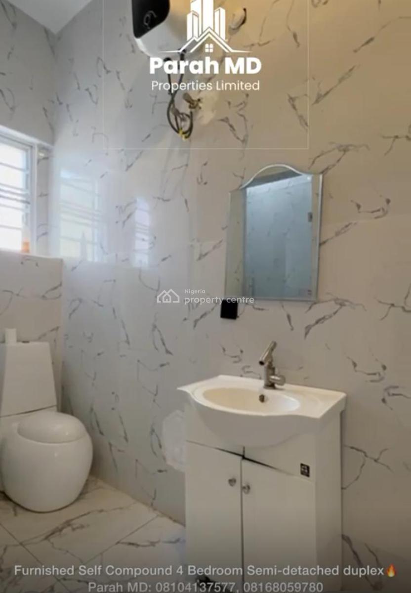 4 Bedroom Semi Detached Duplex, Ikota, Lekki, Lagos, Semi-detached Duplex for Rent