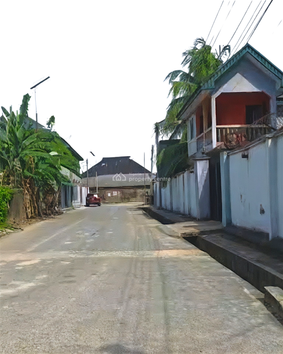 Fully Fenced & Gated 2 Plots of Land for Hotel Or Block of Flats, Off Nta Road, Port Harcourt, Rivers, Mixed-use Land for Sale