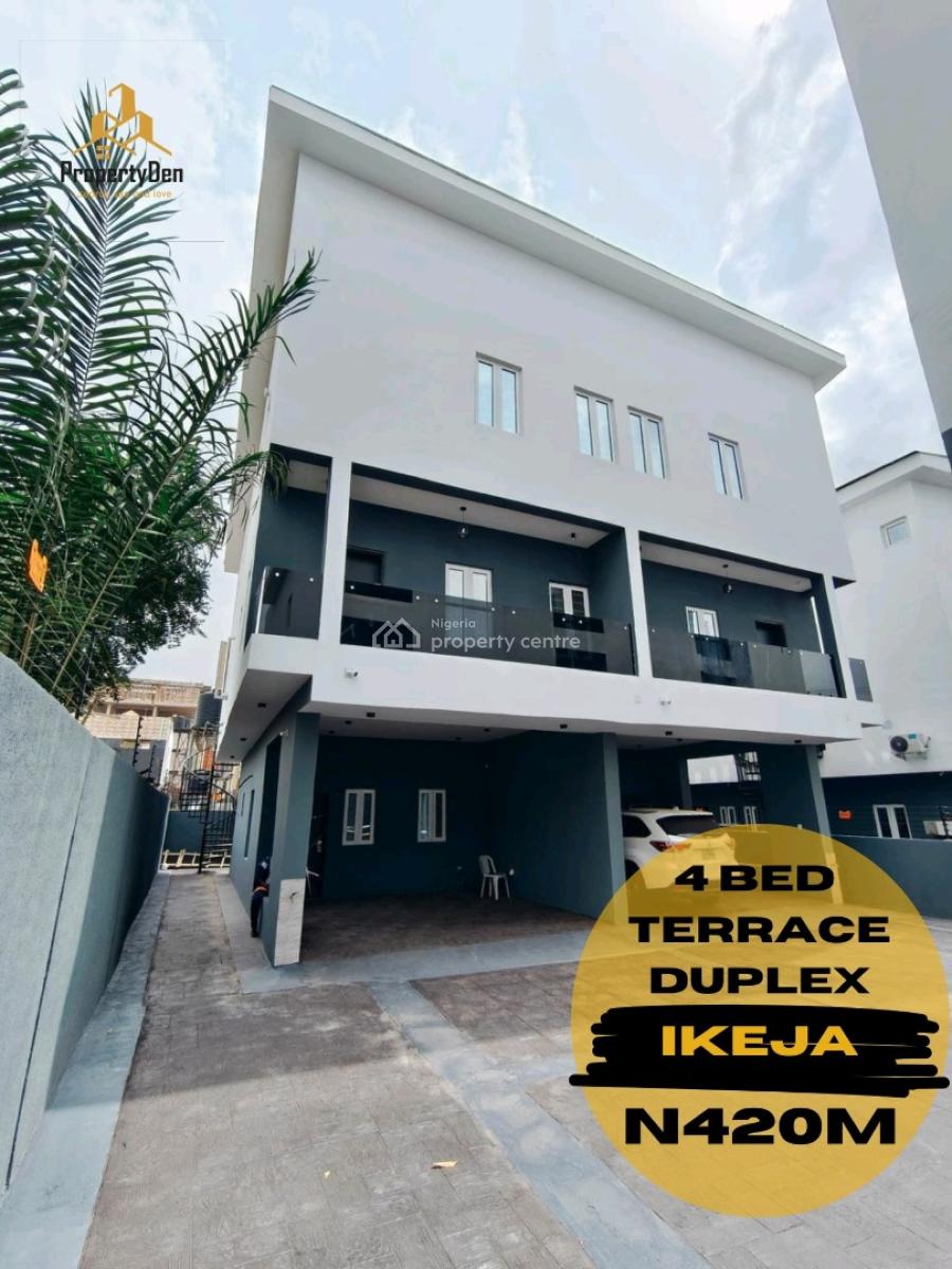 4 Bedroom Terrace Duplex with Bq, Adeniyi Jones, Ikeja, Lagos, House for Sale