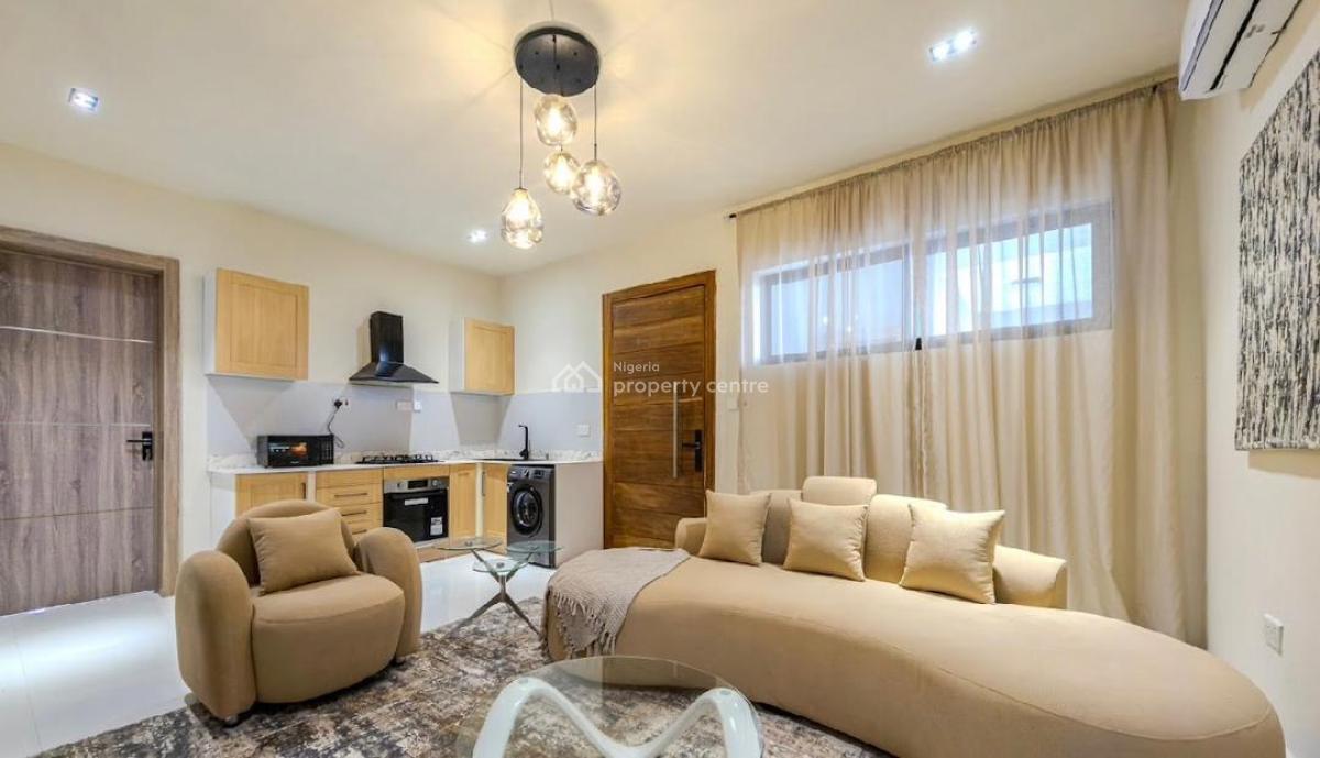 New 1 Bedroom Apartment with Pool and Ps5 in a Serene Estate, Lekki Phase 1, Lekki, Lagos, Flat / Apartment Short Let