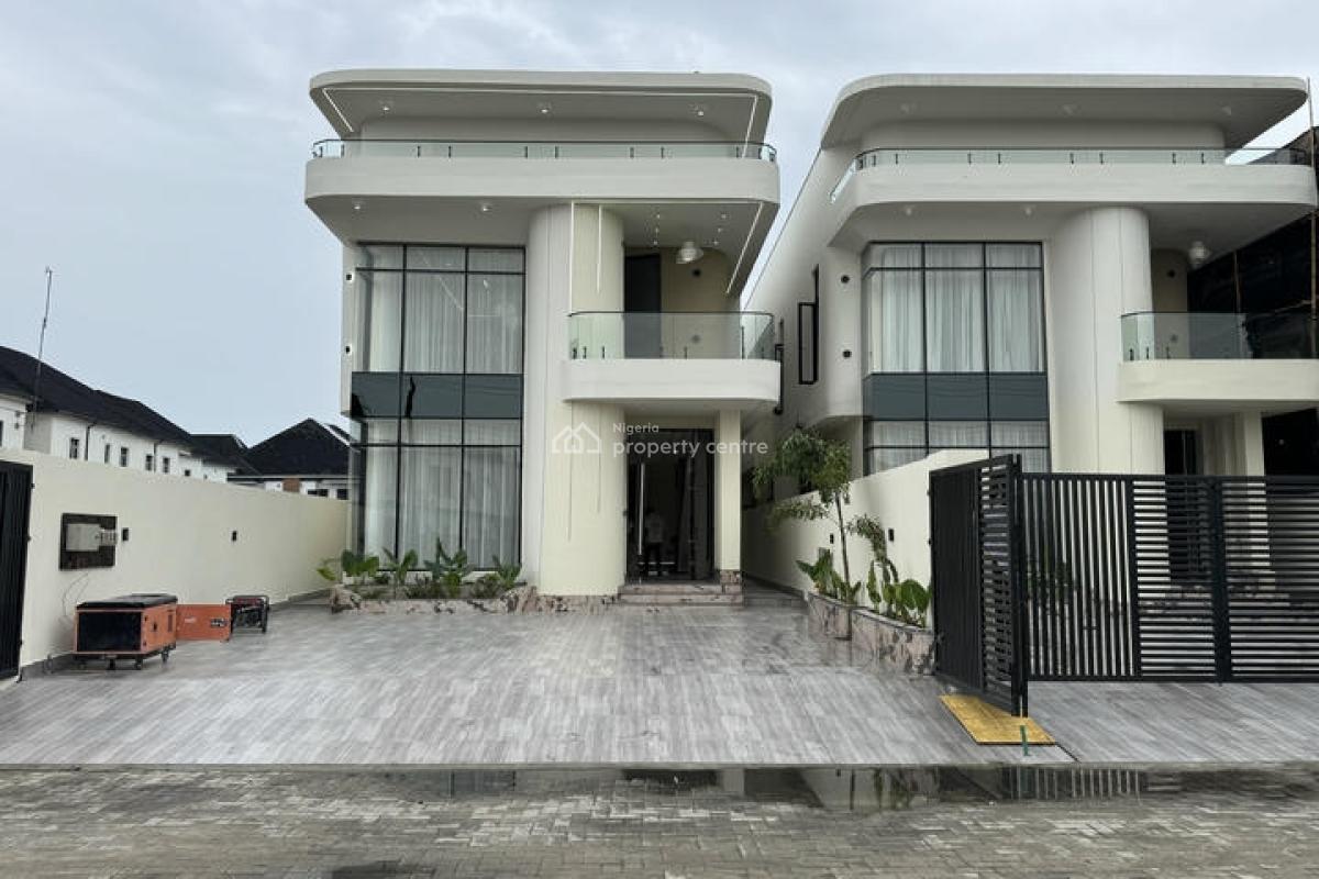 Luxury 5 Bedroom Detached Duplex with Swimming Pool and Bq, Chevron Toll Gate, Lekki, Lagos, Detached Duplex for Sale