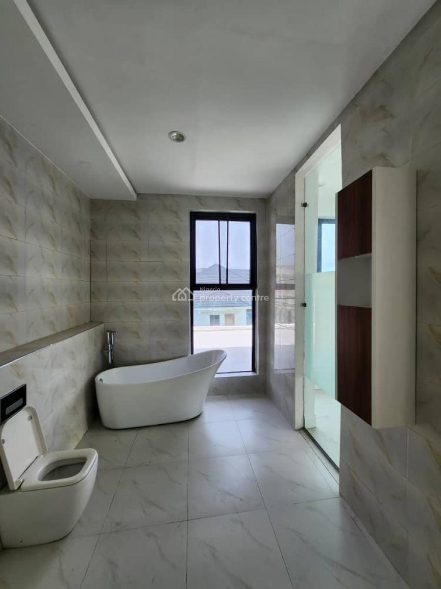 Modern 5 Bedroom Semi-detached Duplex with a Roof Top Terrace, Cowrie Creek, Ikate, Lekki, Lagos, Semi-detached Duplex for Rent