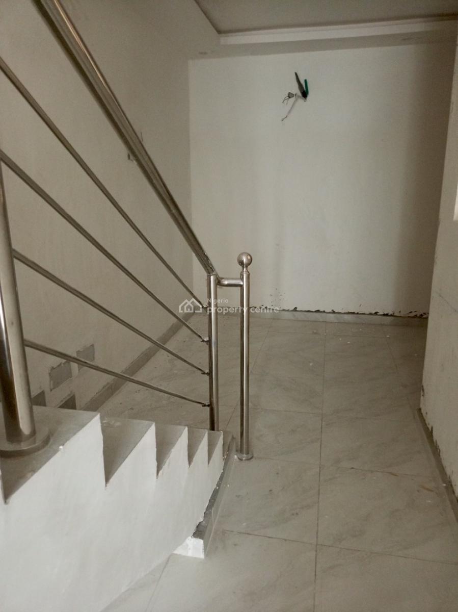 New Spacious 4bedroom Terrace with Bq 24/7 Light Access Coded Estate, Ologolo, Lekki, Lagos, Terraced Duplex for Rent
