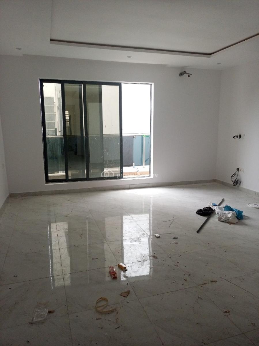 New Spacious 4bedroom Terrace with Bq 24/7 Light Access Coded Estate, Ologolo, Lekki, Lagos, Terraced Duplex for Rent