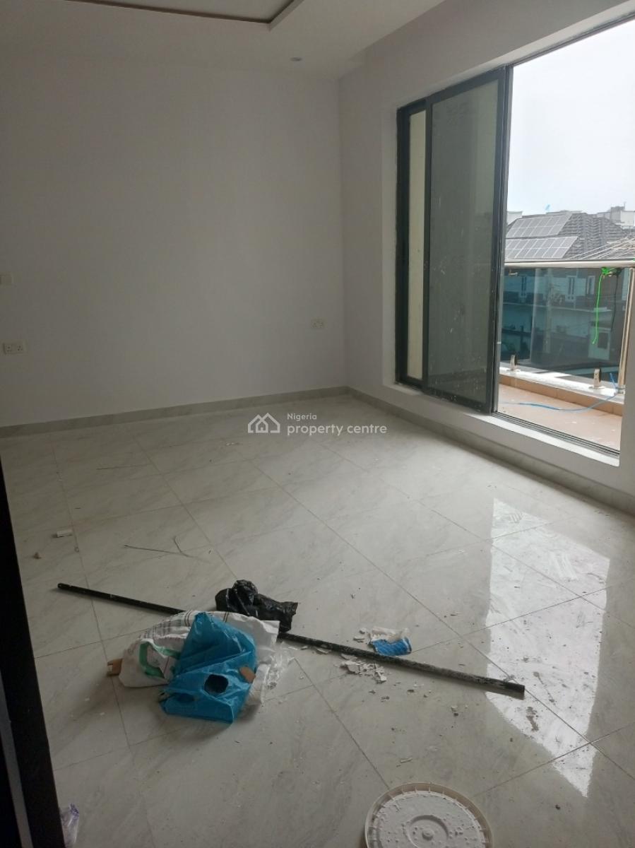 New Spacious 4bedroom Terrace with Bq 24/7 Light Access Coded Estate, Ologolo, Lekki, Lagos, Terraced Duplex for Rent