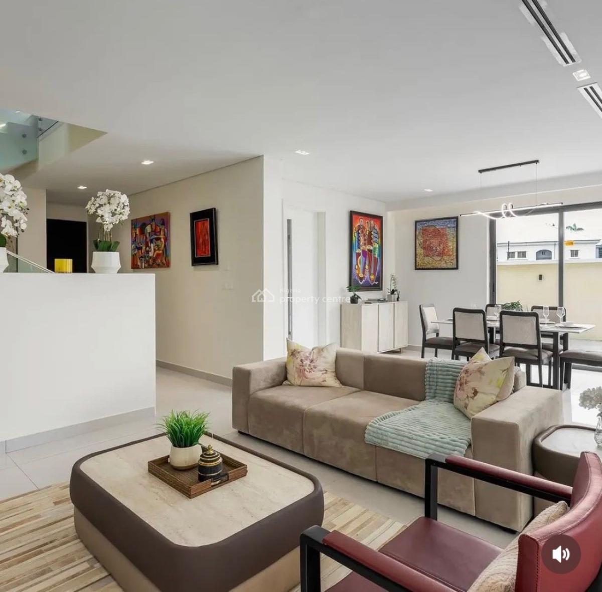 Opulent 5 Bedroom Semi Detached Duplex with Bq, Ikoyi, Lagos, Semi-detached Duplex for Sale