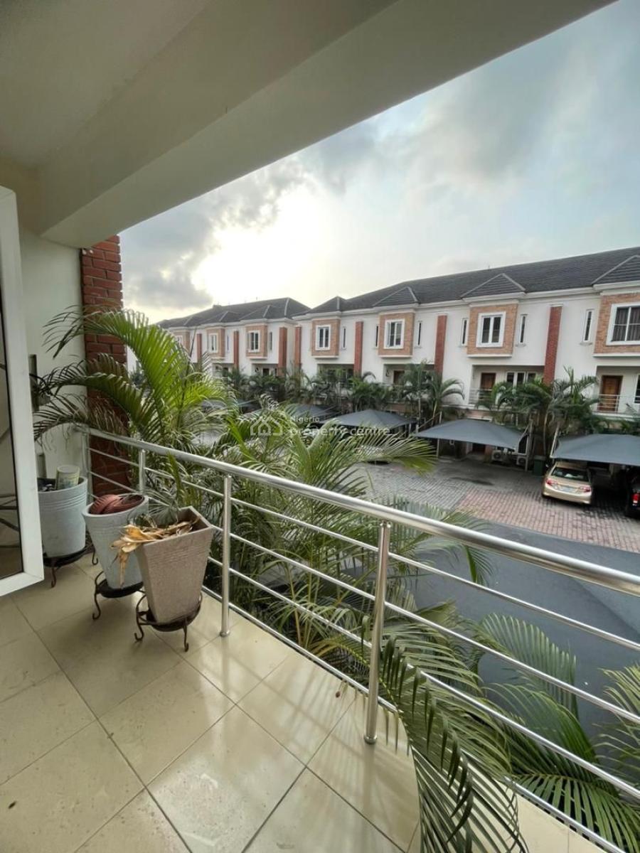 Luxury 4 Bedroom Terrace Duplex with Gym and Pool, Chevron, Lekki, Lagos, Terraced Duplex for Rent