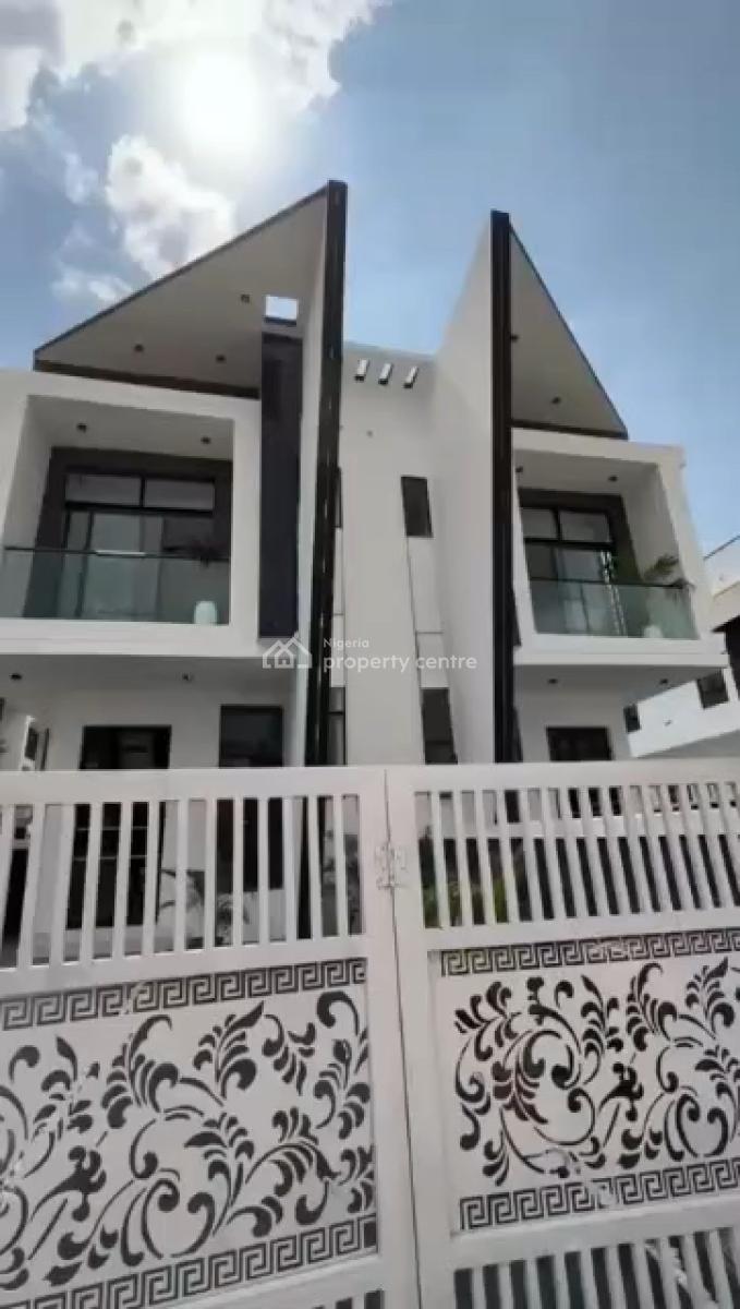 Luxury 4 Bedroom Semi Detached Duplex with a Room Bq, Ikota, Lekki, Lagos, Semi-detached Duplex for Sale