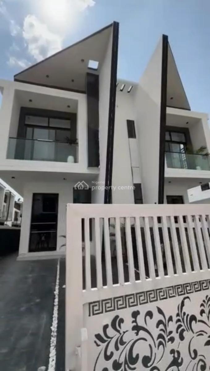 Luxury 4 Bedroom Semi Detached Duplex with a Room Bq, Ikota, Lekki, Lagos, Semi-detached Duplex for Sale
