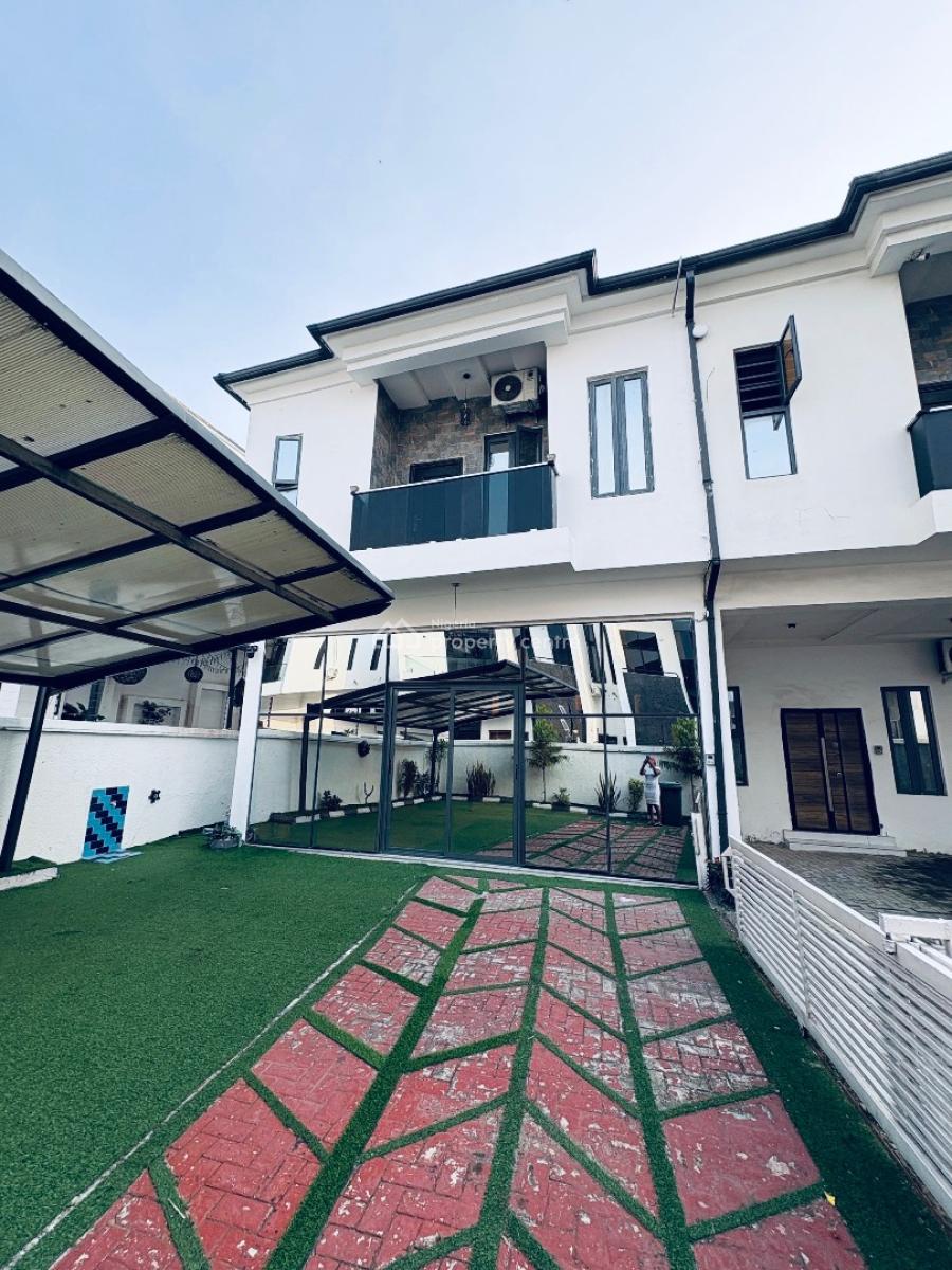 Furnished 4 Bedrooms Semi Detached Duplex with a Swimming Pool, Orchid Road -gated Estate, Lekki Phase 2, Lekki, Lagos, Semi-detached Duplex for Rent