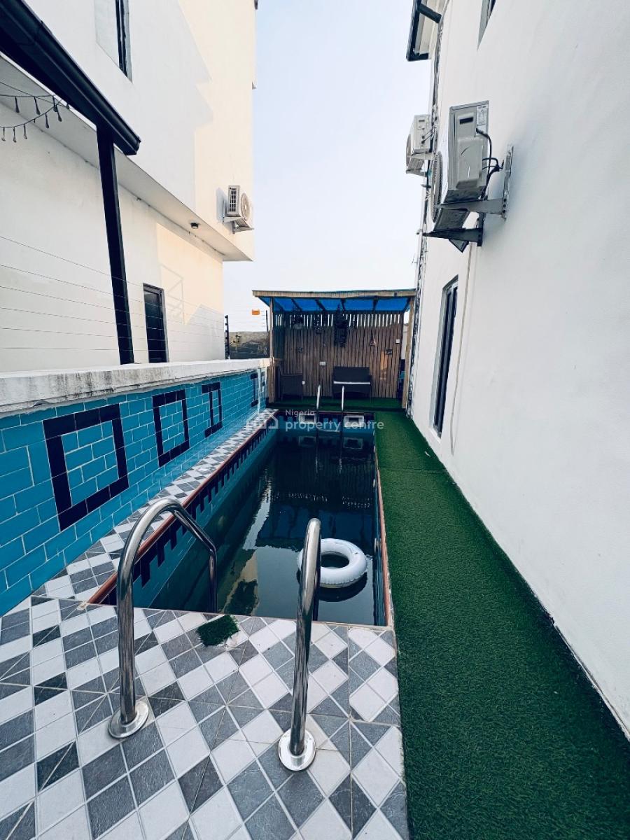 Furnished 4 Bedrooms Semi Detached Duplex with a Swimming Pool, Orchid Road -gated Estate, Lekki Phase 2, Lekki, Lagos, Semi-detached Duplex for Rent