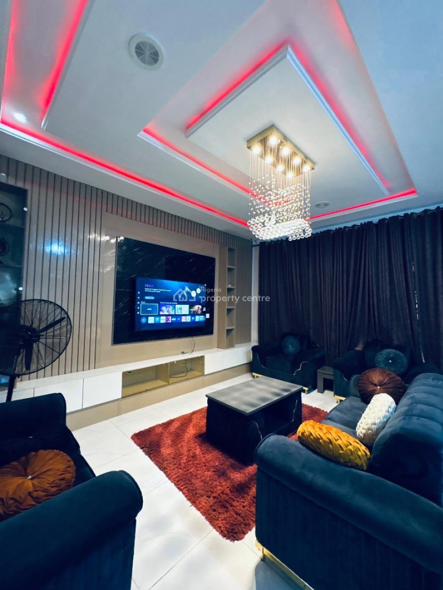 Furnished 4 Bedrooms Semi Detached Duplex with a Swimming Pool, Orchid Road -gated Estate, Lekki Phase 2, Lekki, Lagos, Semi-detached Duplex for Rent