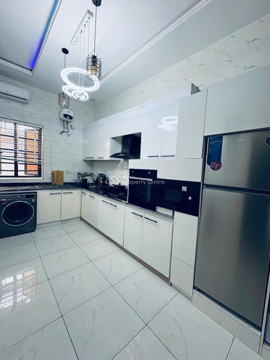 Furnished 4 Bedrooms Semi Detached Duplex with a Swimming Pool, Orchid Road -gated Estate, Lekki Phase 2, Lekki, Lagos, Semi-detached Duplex for Rent