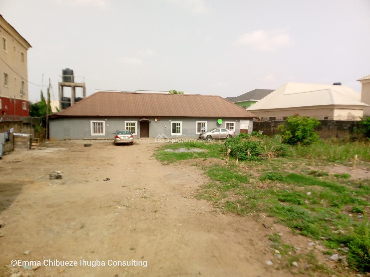 1,320sqm Land Developed with 2units of 2bedroom Plus Extra Big Plot, Lugbe 1 By Guidaian Angel Police Catholic Church, Lugbe District, Abuja, Semi-detached Bungalow for Sale