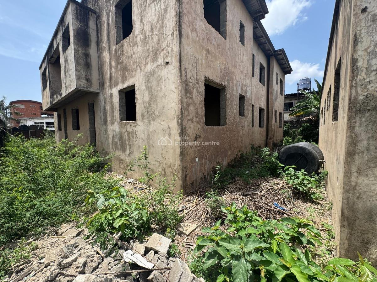 Land Measuring 932sqm with Uncompleted Building on It, Gbagada Phase 2, Gbagada, Lagos, Mixed-use Land for Sale