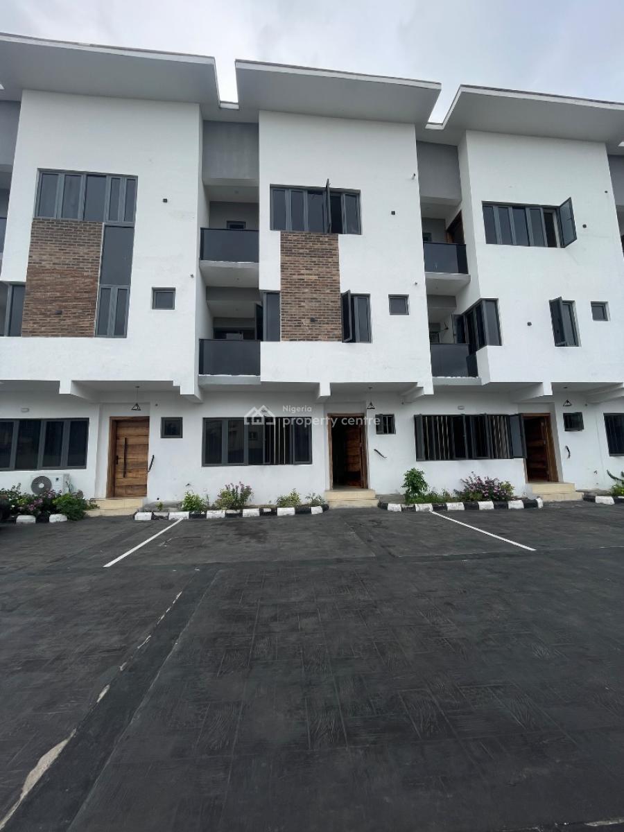 4 Bedroom Duplex with Bq, Lekki Phase 1, Lekki, Lagos, Terraced Duplex for Rent
