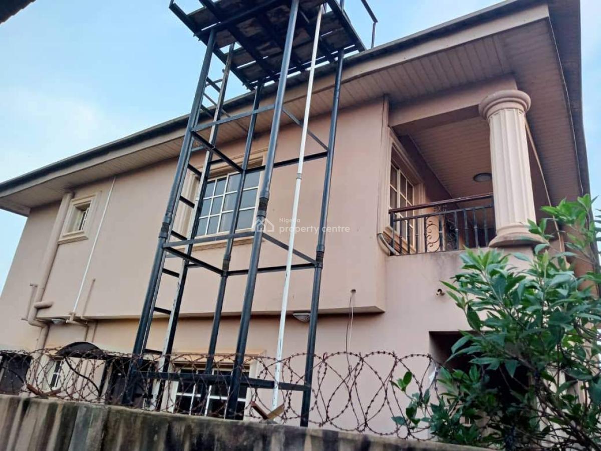a Full Plot of Land Consisting 6-bedroom Luxury Duplex + 3-bedroom Bq, Off Obalagbe Bus Stop, Ijegun, Ijegun, Ikotun, Lagos, Detached Duplex for Sale
