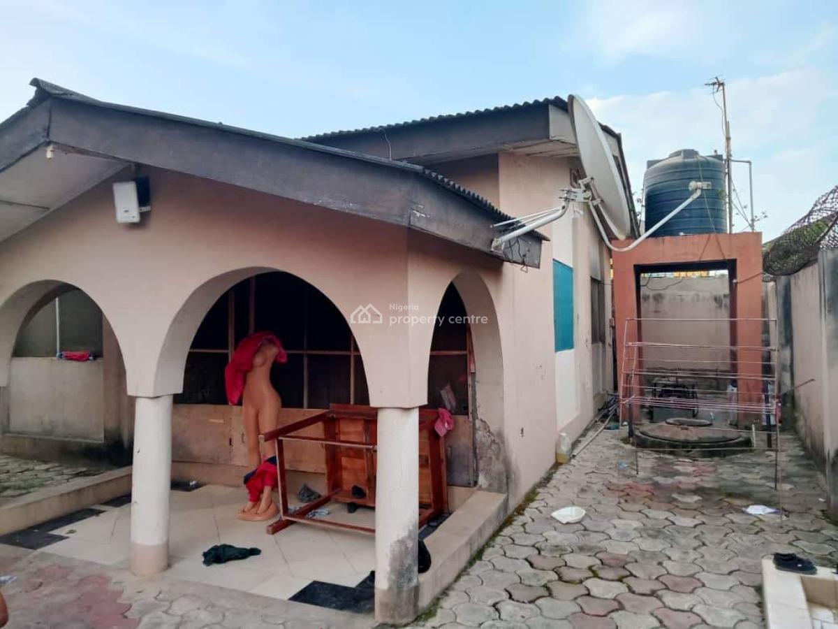 a Full Plot of Land Consisting 6-bedroom Luxury Duplex + 3-bedroom Bq, Off Obalagbe Bus Stop, Ijegun, Ijegun, Ikotun, Lagos, Detached Duplex for Sale