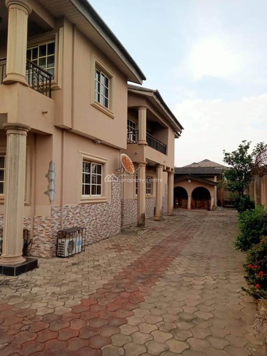 a Full Plot of Land Consisting 6-bedroom Luxury Duplex + 3-bedroom Bq, Off Obalagbe Bus Stop, Ijegun, Ijegun, Ikotun, Lagos, Detached Duplex for Sale