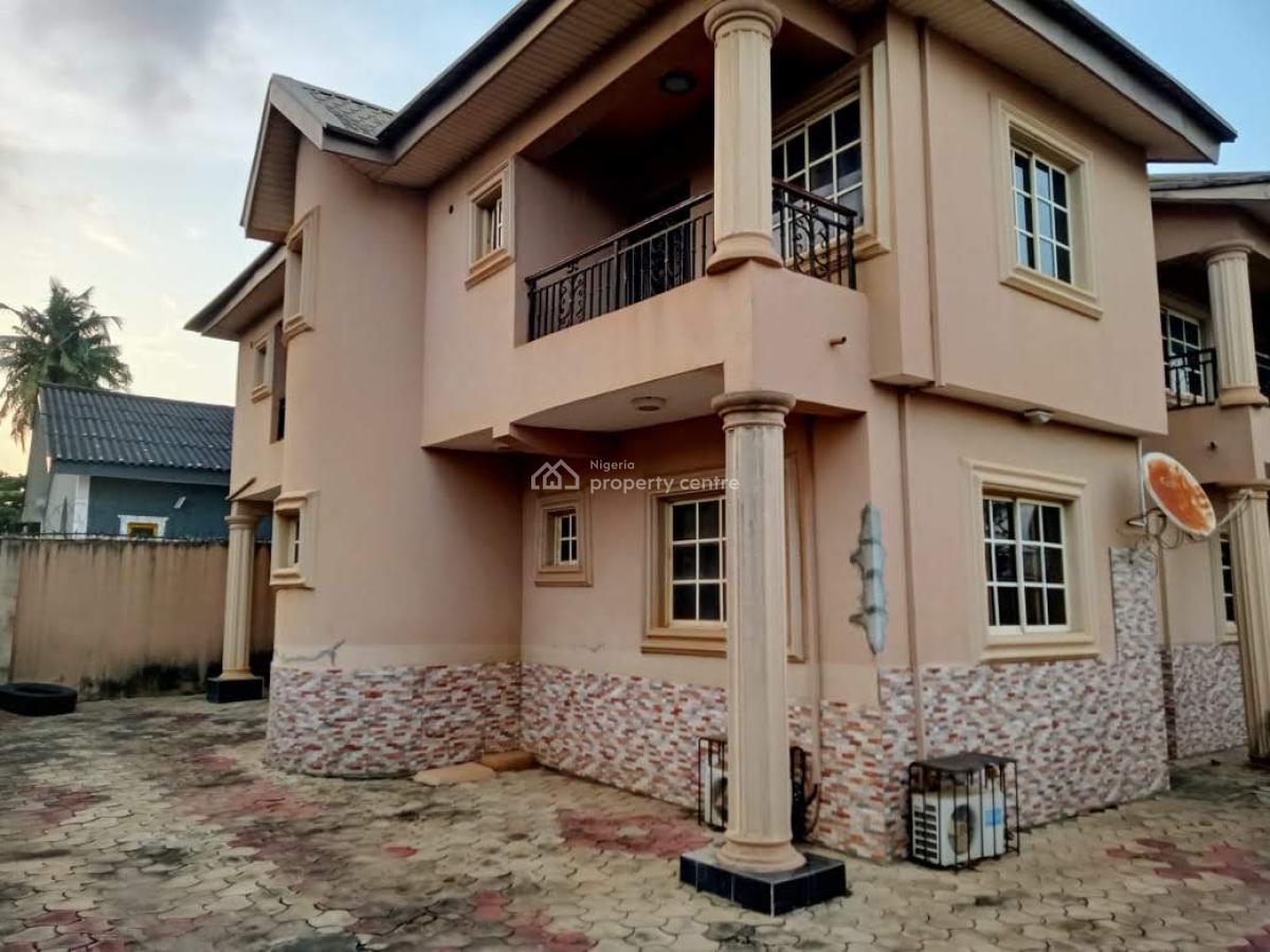 a Full Plot of Land Consisting 6-bedroom Luxury Duplex + 3-bedroom Bq, Off Obalagbe Bus Stop, Ijegun, Ijegun, Ikotun, Lagos, Detached Duplex for Sale