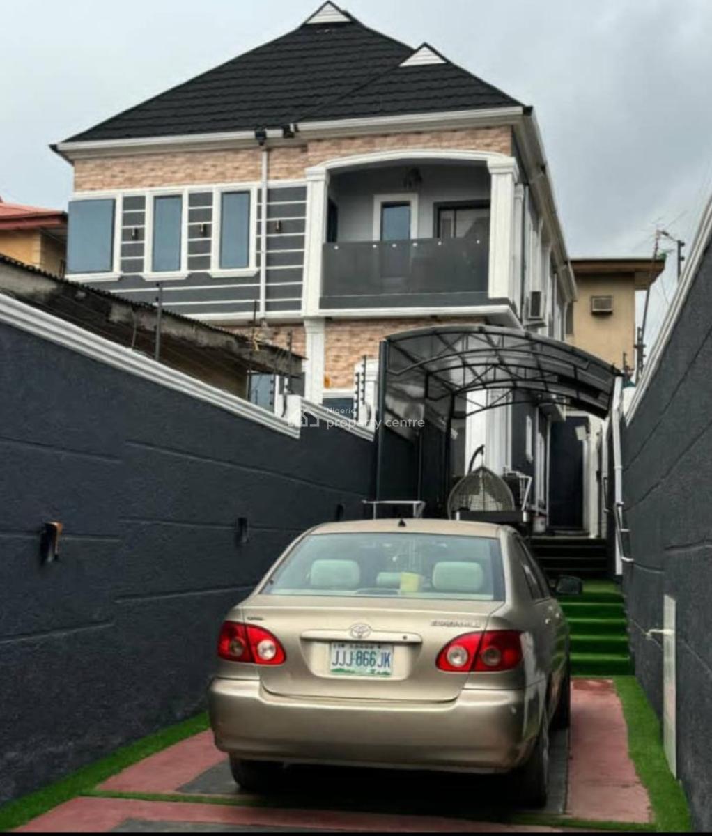 Cheap: 4 Bedroom Detached Duplex House + (3 Cars), Obawole Area, Via Ogba Extension, Ogba, Ikeja, Lagos, Detached Duplex for Sale