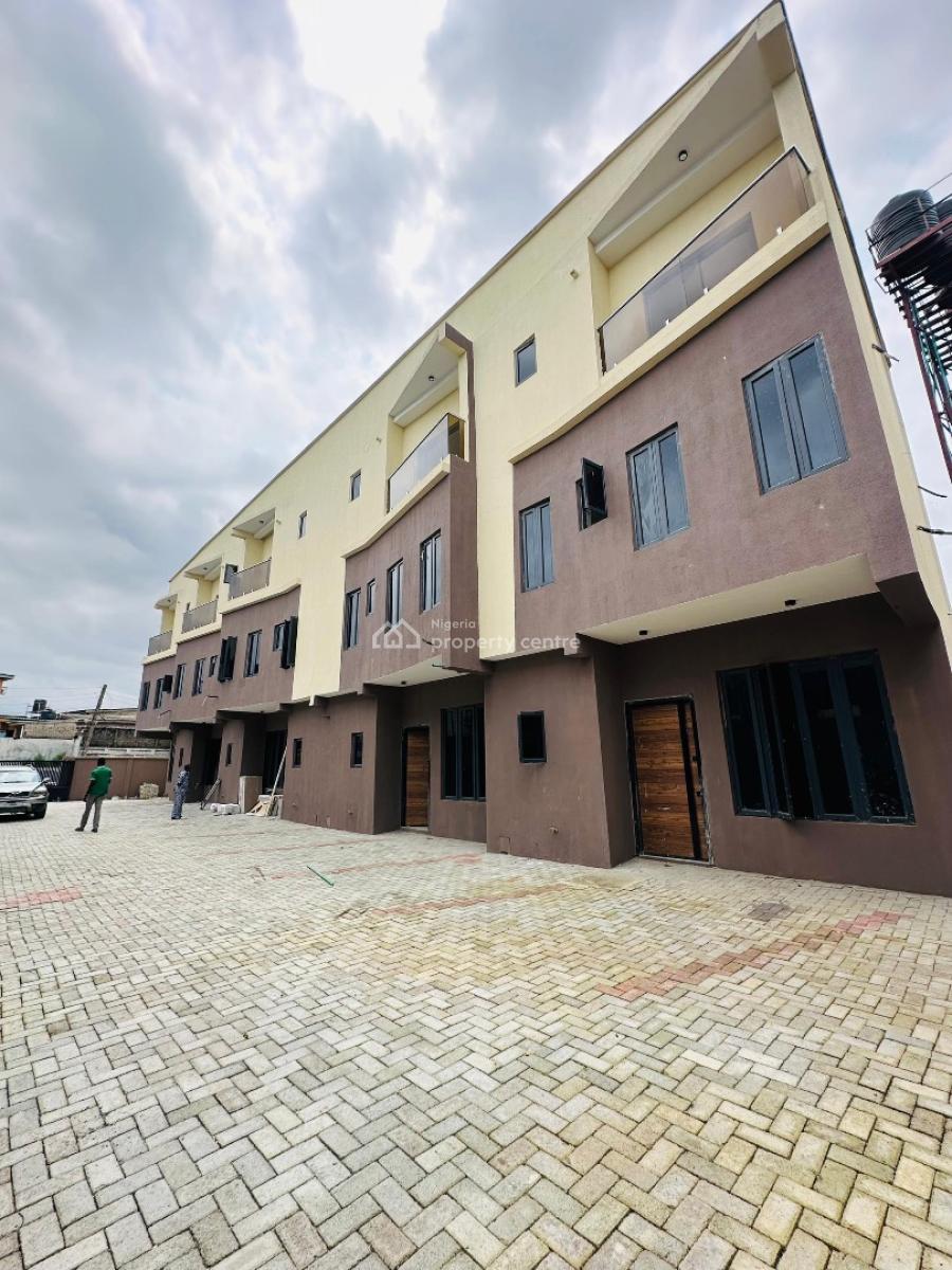 Nicely Built 4 Bedroom Terrace Duplex Plus Bq, C of O, Gbagada, Lagos, Terraced Duplex for Sale