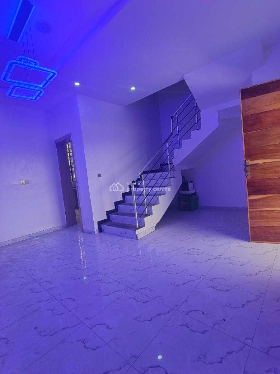 Beautiful 3 Bedroom Terrace Duplex with Bq and Solar, Abraham Adesanya, Ajah, Lagos, Terraced Duplex for Rent