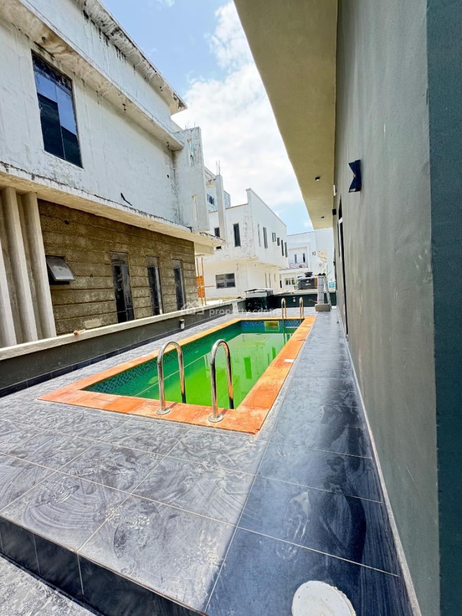 Luxurious Brand New 5 Bedroom Fully Detached Bq  Pool Can Park 3 Cars, Orchid Road Lekki Lake View Estate 🏡 Secure Estate, Lekki, Lagos, Detached Duplex for Sale