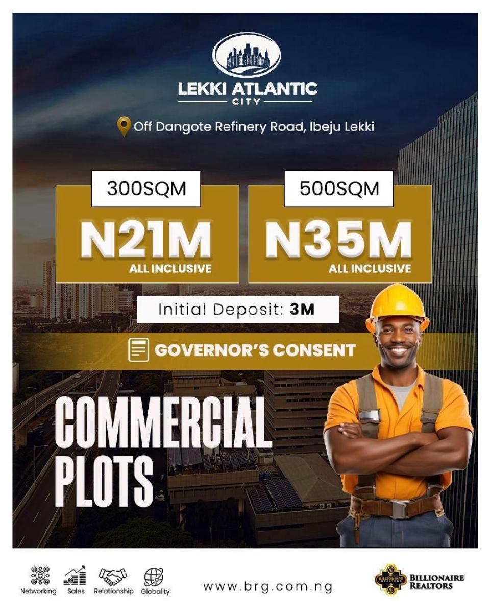 Hot Commercial Plots, Off Dangote Refinery Road, Ibeju Lekki, Lagos, Commercial Land for Sale
