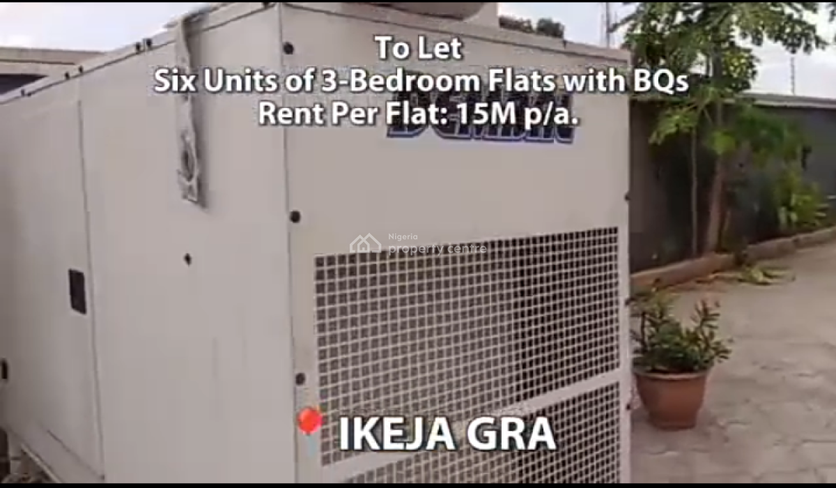 Six Units of 3-bedroom Flats with Bqs, Ikeja Gra, Ikeja, Lagos, Flat / Apartment for Rent