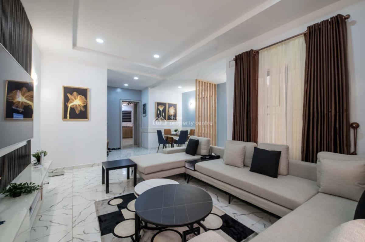 Fully Furnished Terrace of 4 Bedrooms and Bq, Guzape District, Abuja, Terraced Duplex for Rent