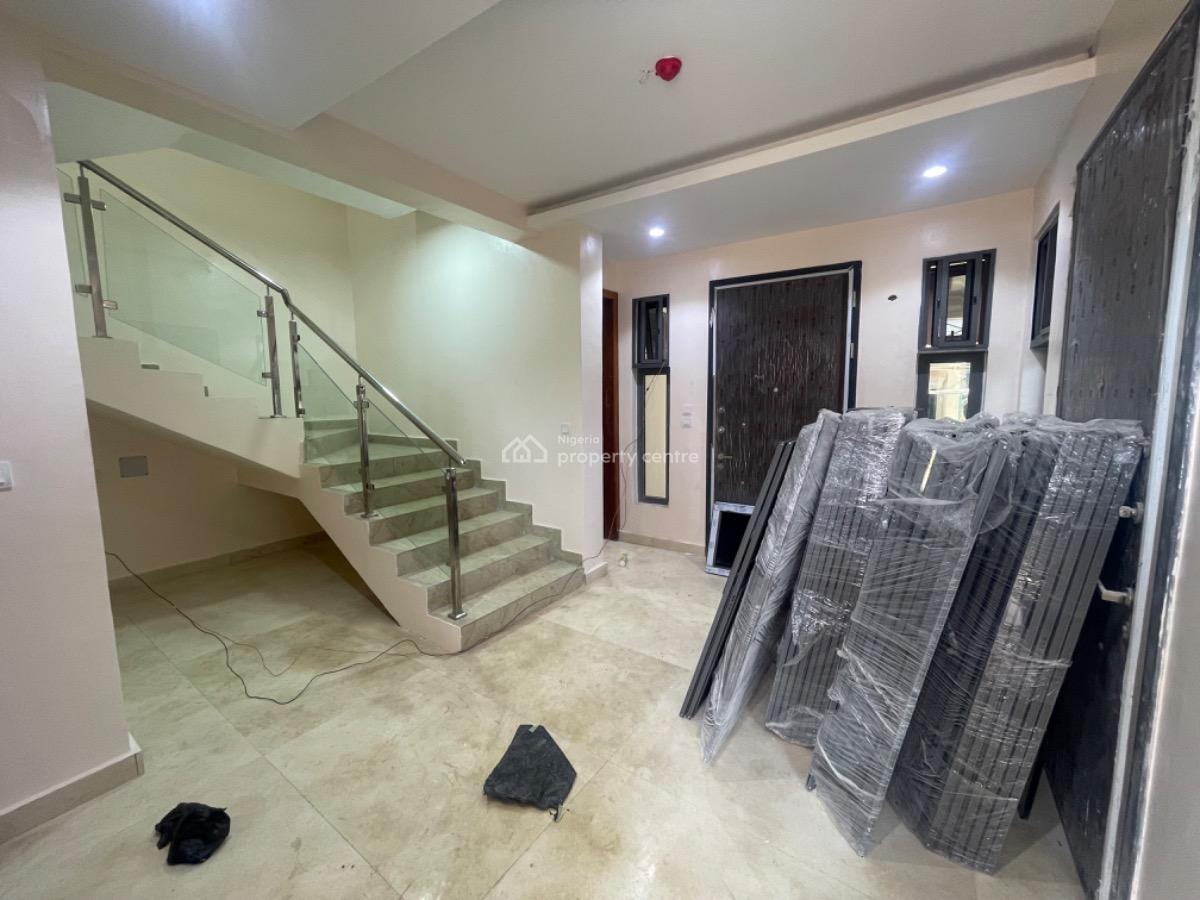 Exquisitely Finished 4 Bedroom Townhouse with a Room Bq, Ilupeju, Lagos, Terraced Duplex for Sale