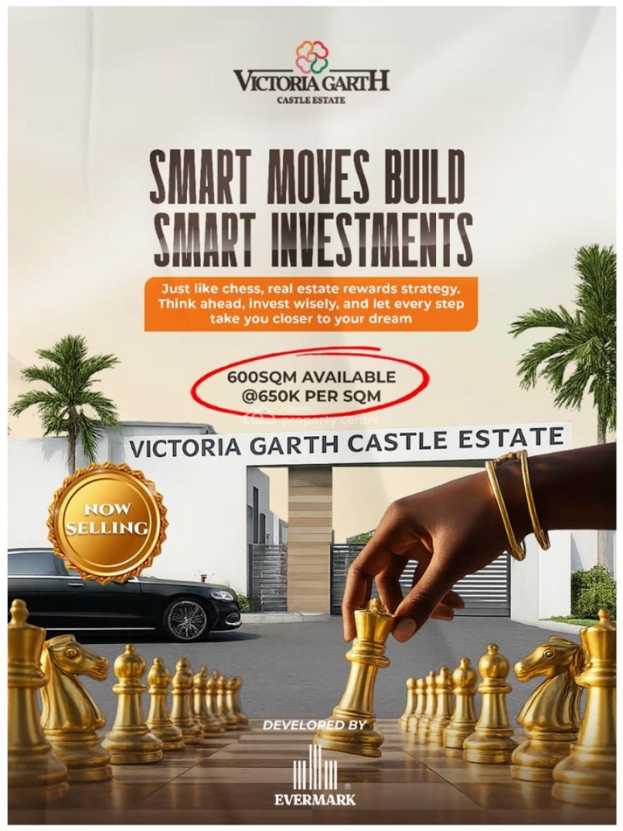 Luxury Land, Victoria Garth Castle, Inside Main Vgc, Lekki, Lagos, Residential Land for Sale