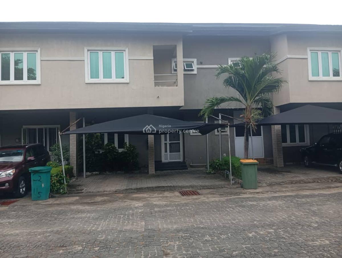 Serviced 4 Bedroom Terrace Secured Estate, Ikate Elegushi, Lekki, Lagos, Terraced Duplex for Rent