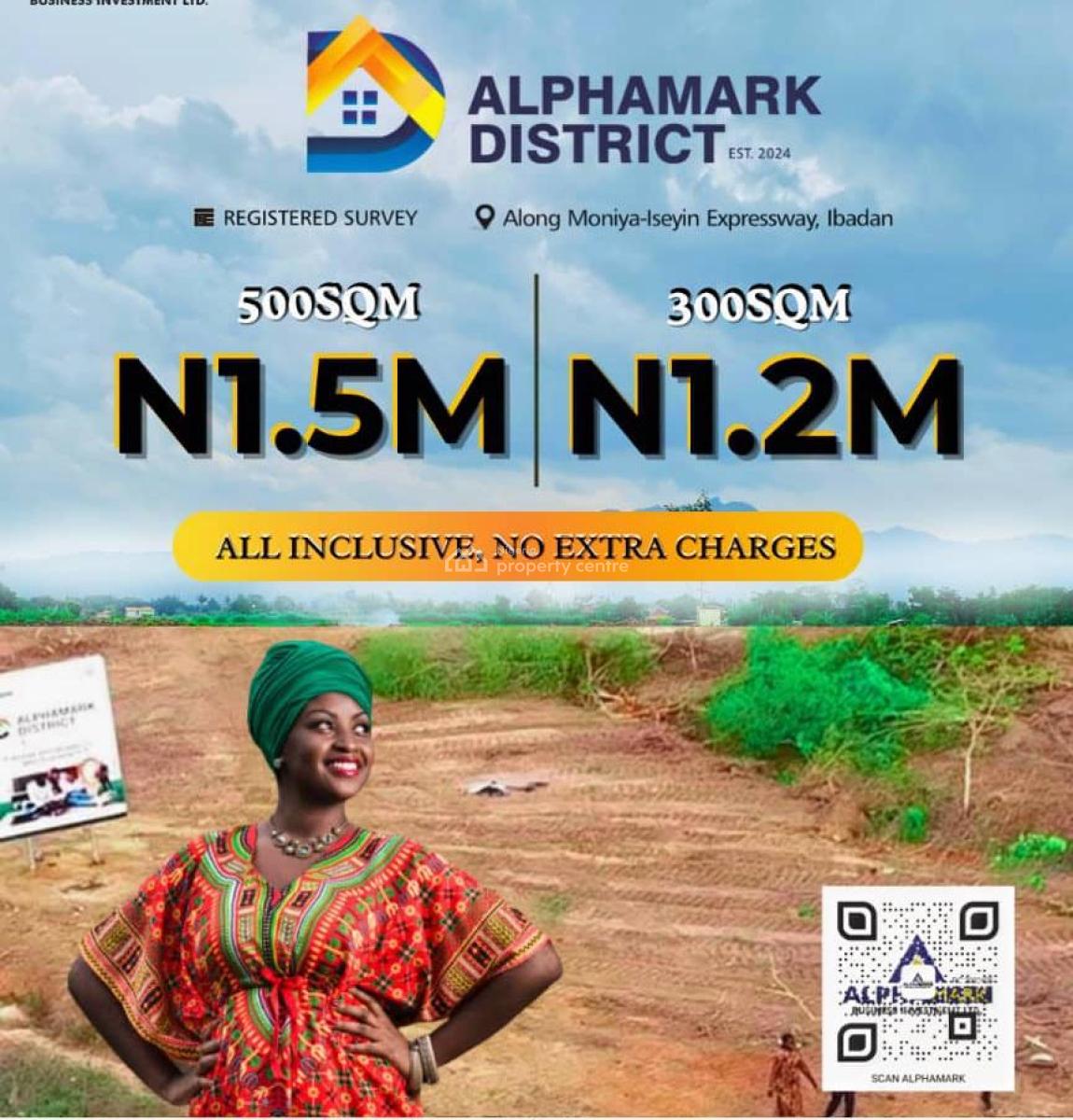Land in a Prime Location with Opportunity & Growth Align, Alphamark District Estate, Ibadan, Oyo, Mixed-use Land for Sale