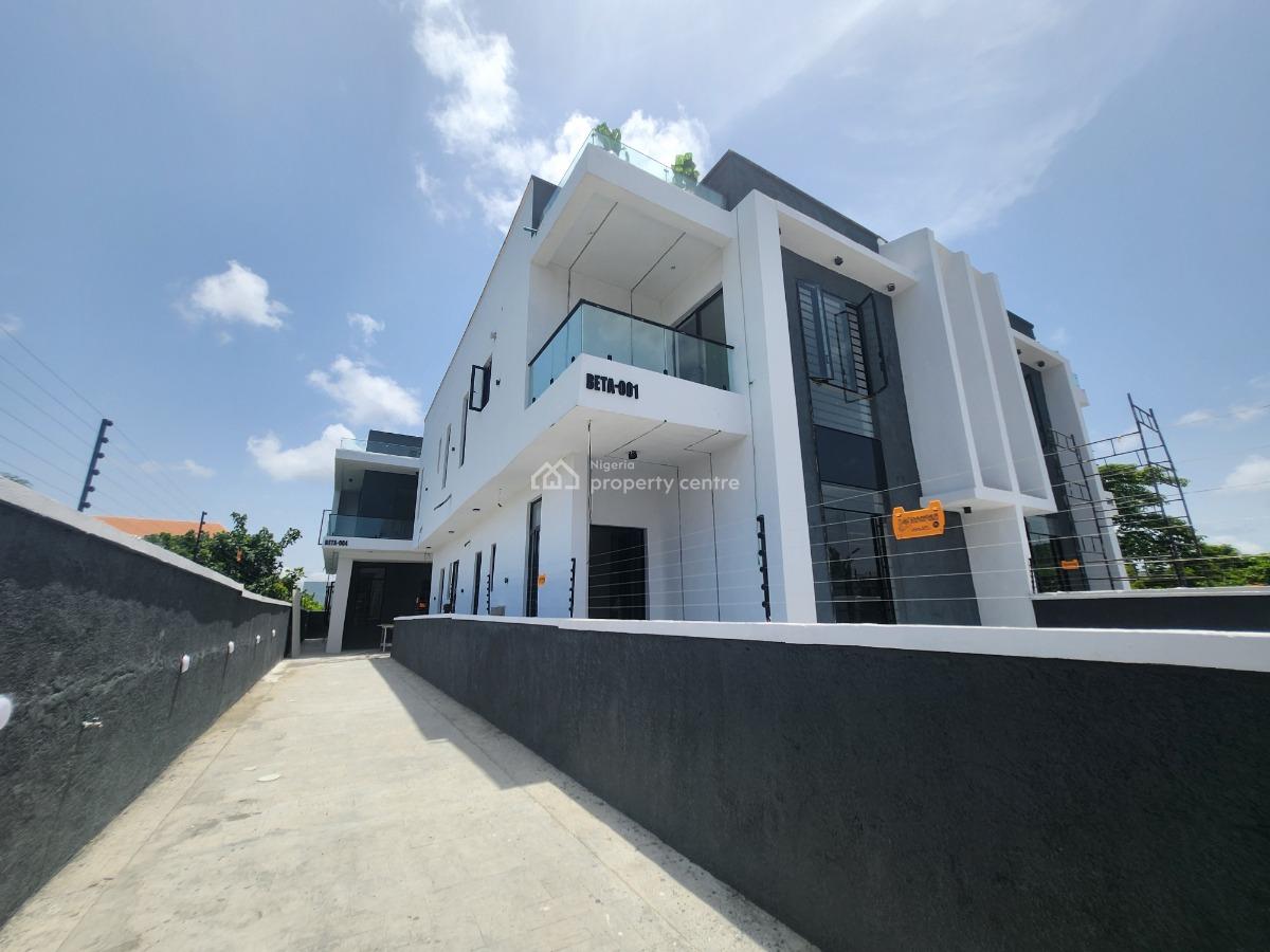 Exquisite 4 Bedrooms Semi Detached Duplex, Lekki Scheme 2, Abraham Adesanya, Ajah, Lagos, Semi-detached Duplex for Sale