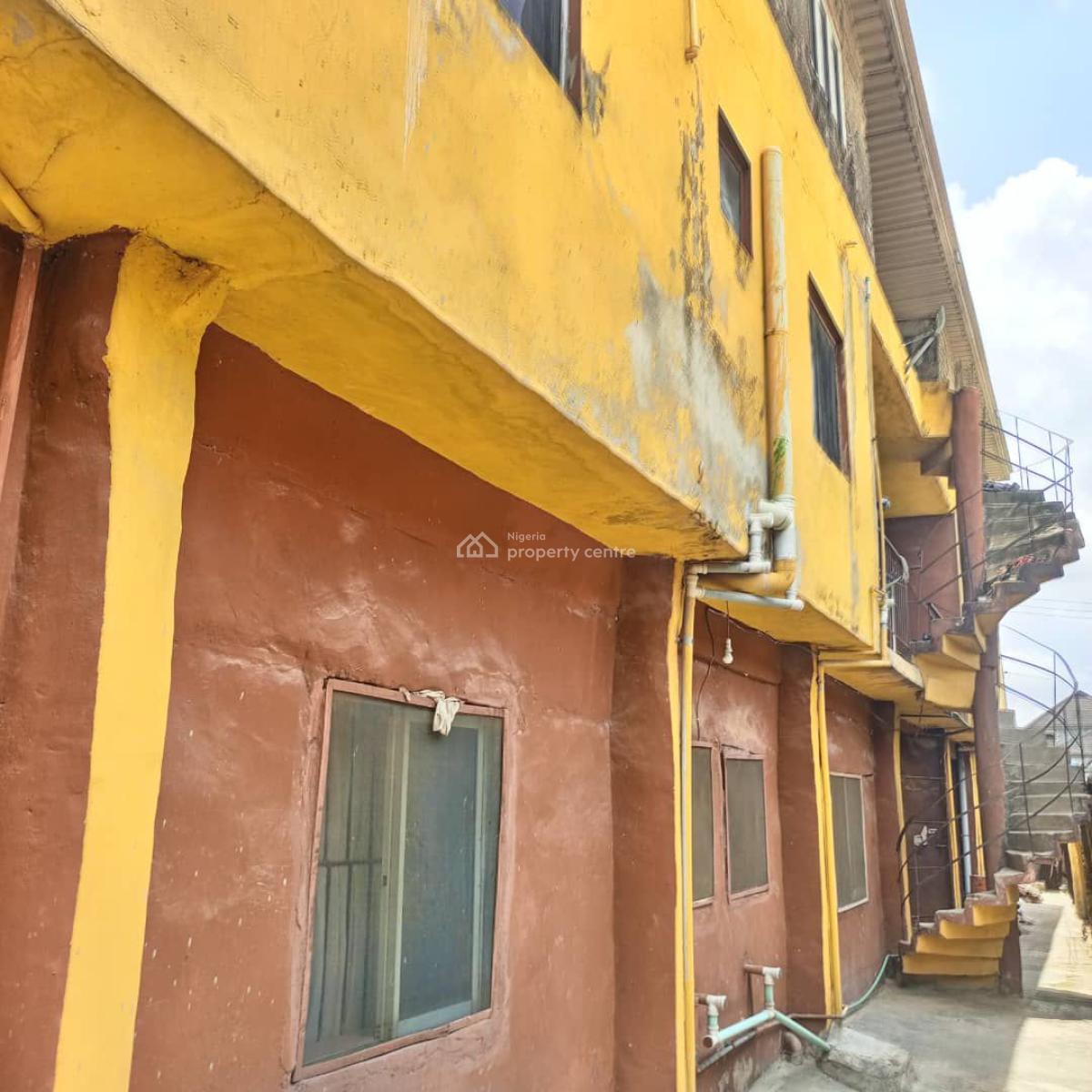 Solid and Spacious Two Storey Building, Off Oniways Road Close to Pen Cenima, Dopemu, Agege, Lagos, House for Sale