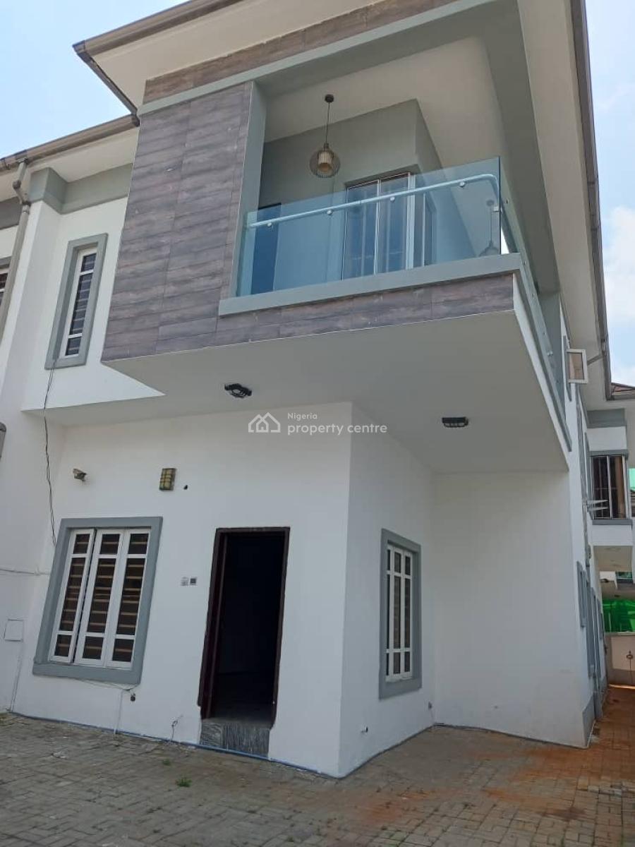 Well Maintained 4 Bedroom with Bq Security House Secured Estate, Executive Estate, Ologolo, Lekki, Lagos, Semi-detached Duplex for Rent