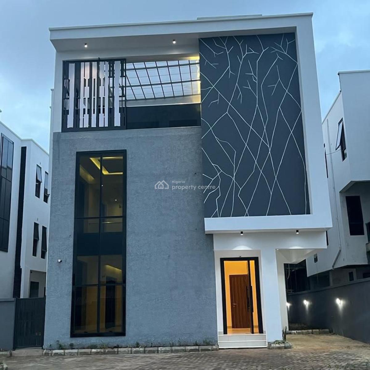 5-bedroom Luxury Residence, Palm Springs Road, Behind Nicon Town, Ikate, Lekki, Lagos, Detached Duplex for Sale