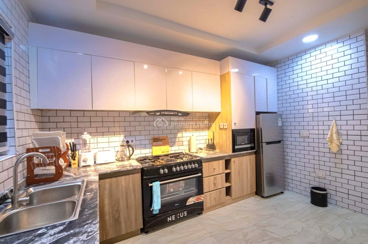 Furnished & Luxury 4-bedroom Terrace Duplex + Bq, Guzape District, Abuja, Terraced Duplex for Rent