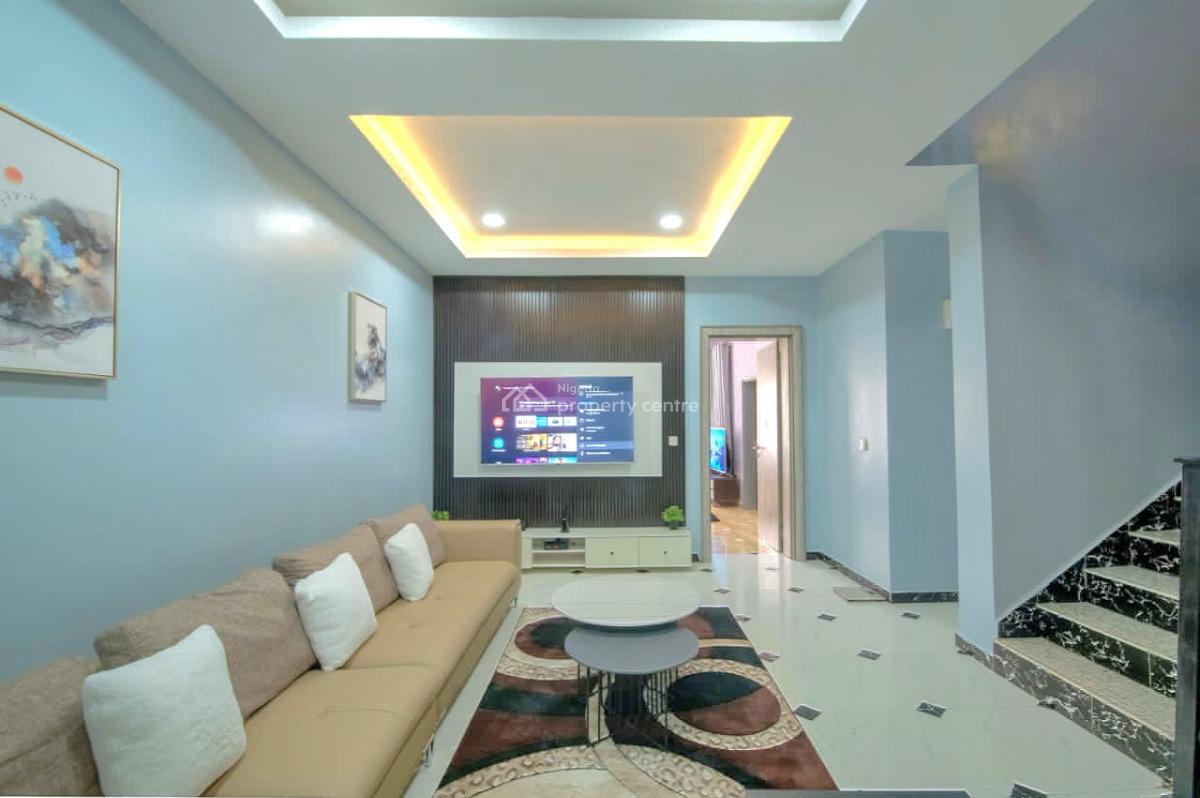 Furnished & Luxury 4-bedroom Terrace Duplex + Bq, Guzape District, Abuja, Terraced Duplex for Rent