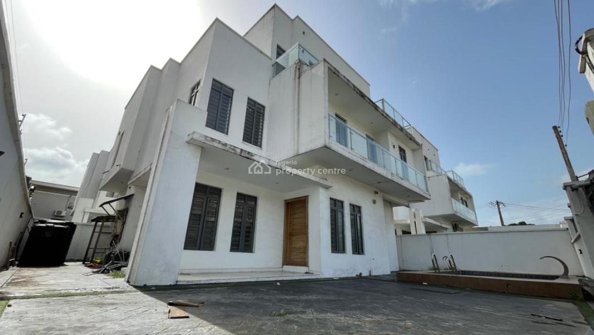 Five (5) Bedroom Detached Duplex with Bq & Swimming Pool, Lekki Phase 1, Lekki, Lagos, Detached Duplex for Rent
