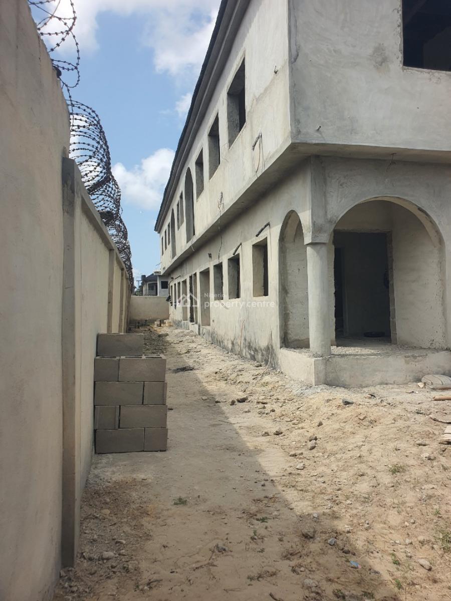 4 Units of 3 Bedrooms Flat at Carcase Finished, Badore, Ajah, Lagos, Flat / Apartment for Sale